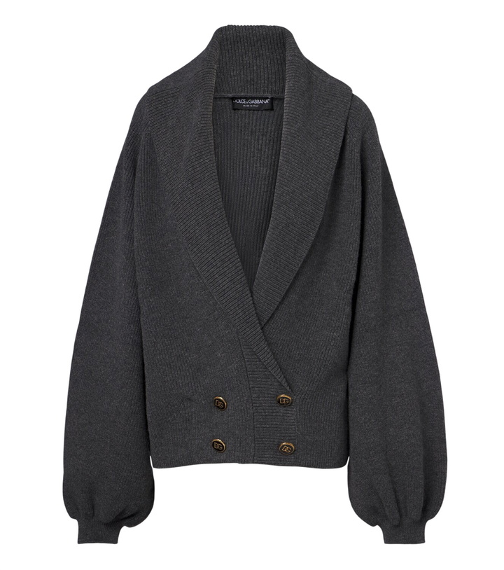 Photo: Dolce&Gabbana Embellished virgin wool cardigan