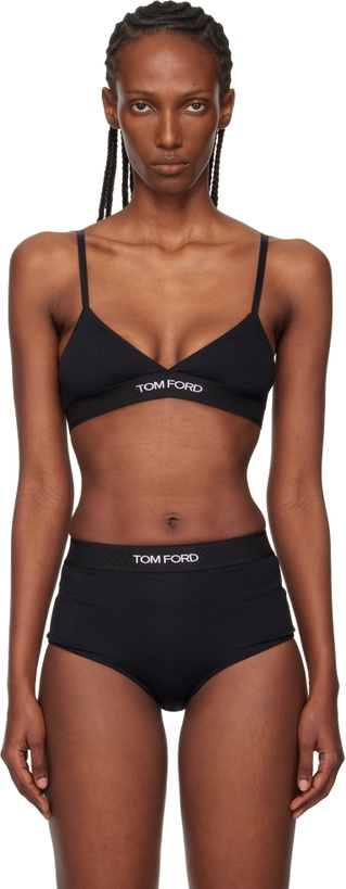 Photo: TOM FORD Black Modal Signature Bra