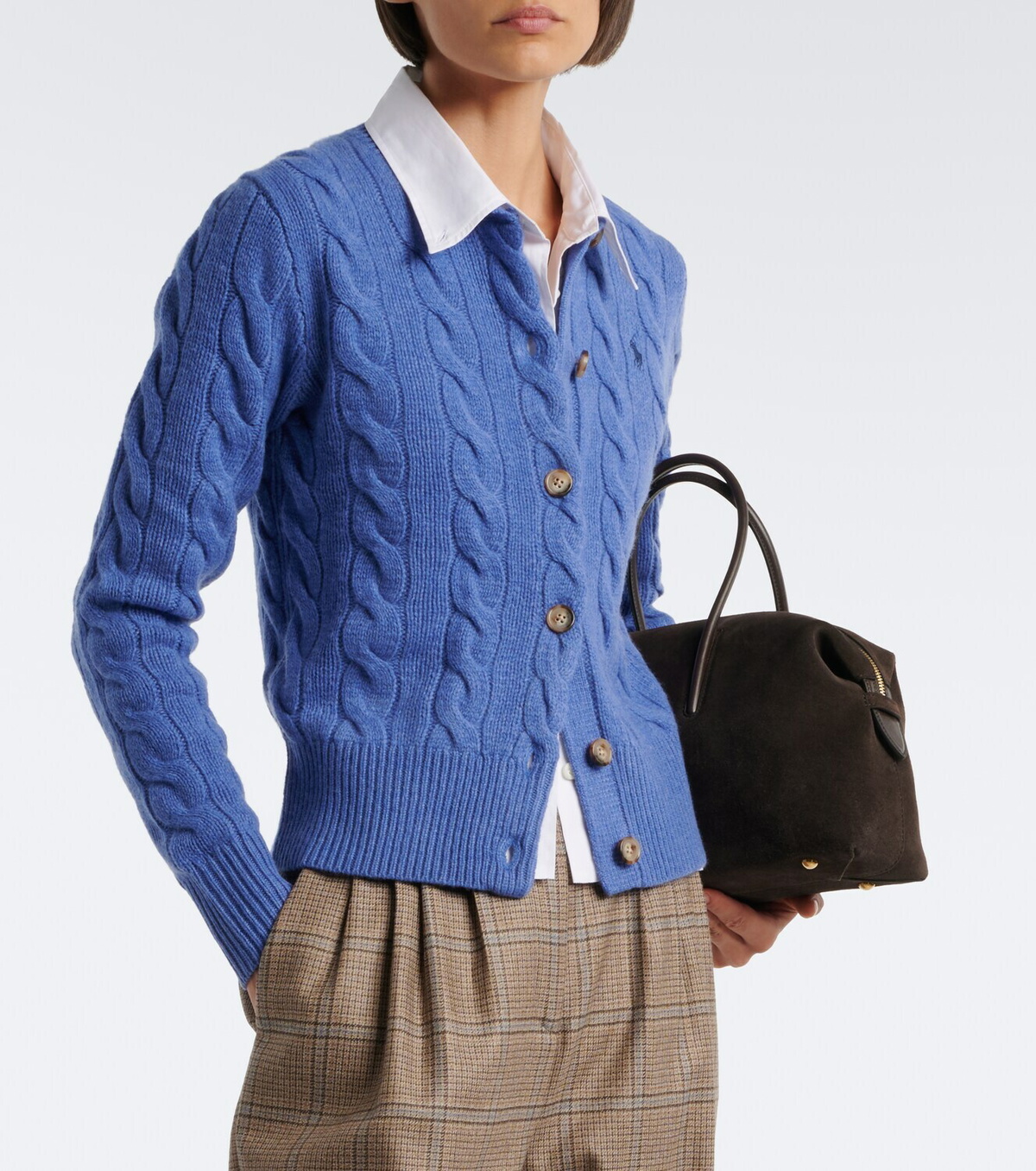 Polo Ralph Lauren Cable-knit wool and cashmere cardigan