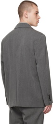 Solid Homme Gray Set Up Blazer