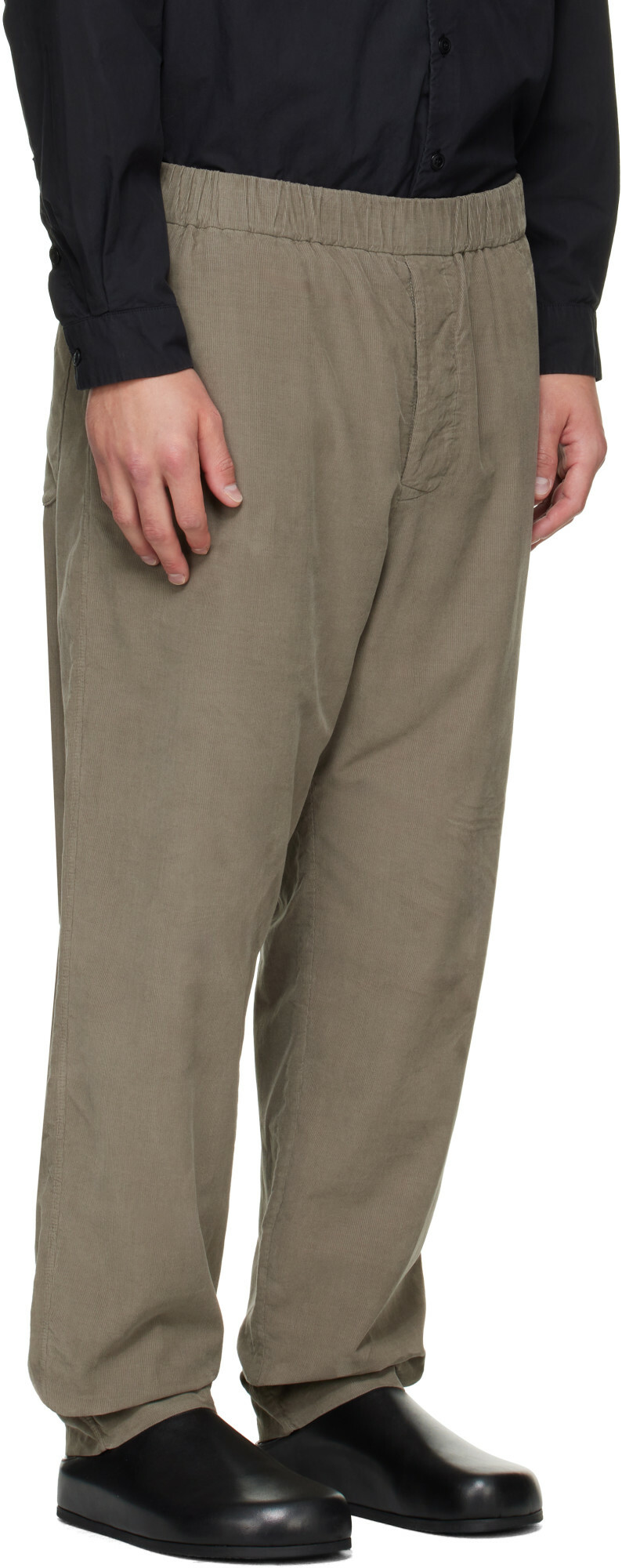 CASEY CASEY Khaki Jog Ah Trousers