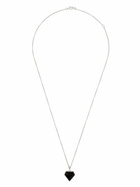 Mateo Sterling Silver Onyx Pentagon Necklace