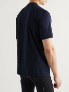 RAPHA - Logo-Embroidered Cotton-Jersey T-Shirt - Blue