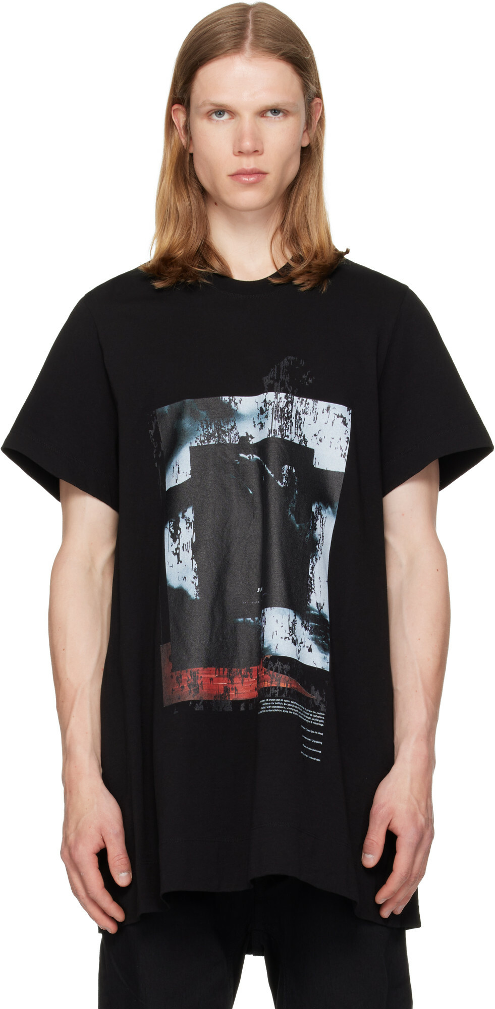 Julius Black Disarray T-Shirt Julius