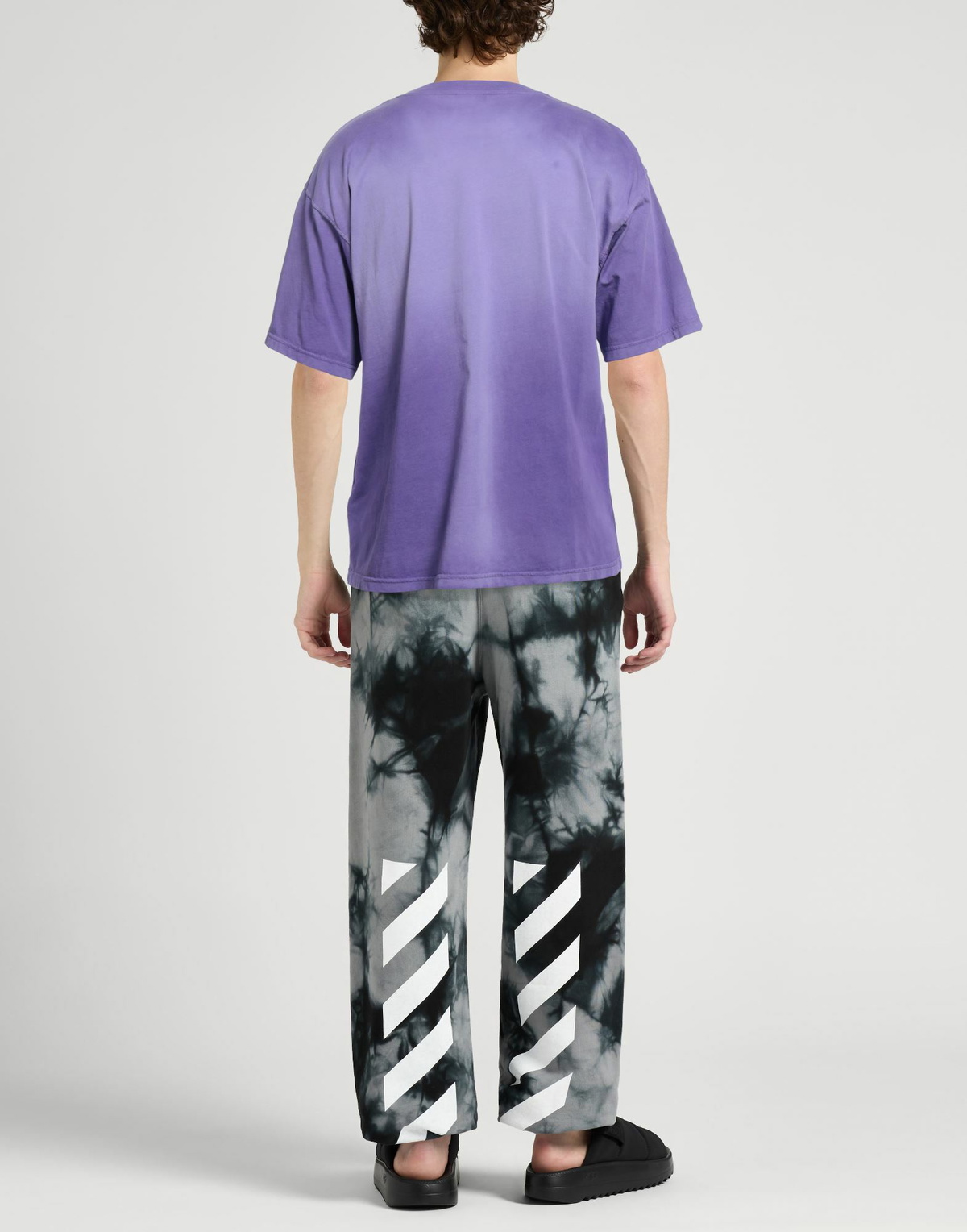 Diesel Mens T-shirt in Purple