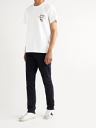 NUDIE JEANS - Roy Printed Organic Cotton-Jersey T-Shirt - White