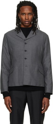 Jil Sander Gray Wool Blazer
