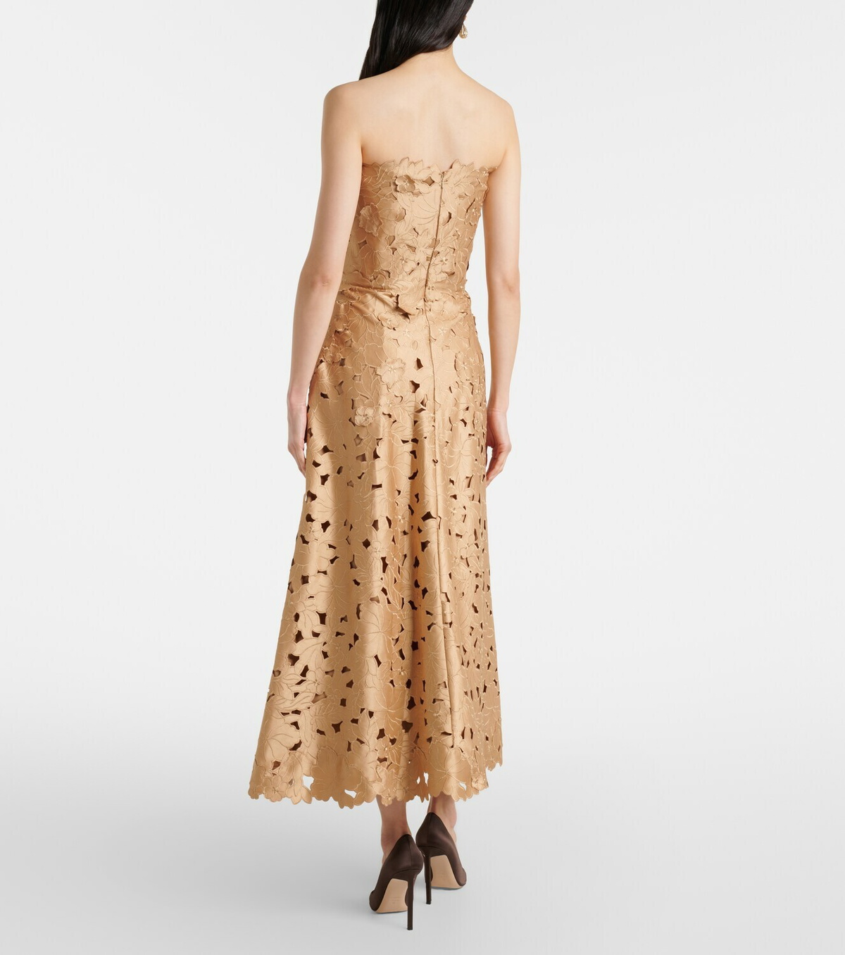 Costarellos Vella floral lace cocktail dress