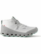 ON - Cloudroam Waterproof Rubber-Trimmed Mesh High-Top Sneakers - Gray