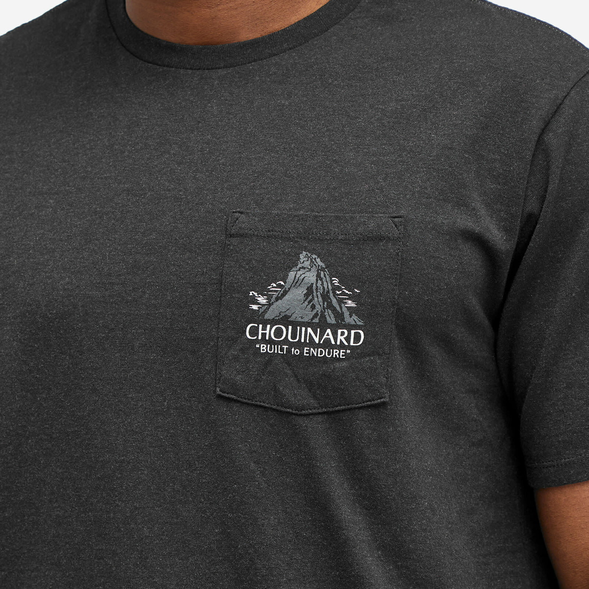Patagonia Men's Chouinard Crest Pocket Responsibili-Tee in Ink Black