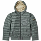 Belstaff Men's Streamline Down Filled Nylon Jacket in Dark Mineral Green/Shell