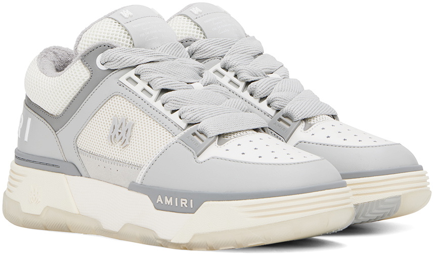 スニーカー AMIRI SNEAKER (AMFOSR1157 GREY) AMIRI Gray & White MA-1 Sneakers Amiri