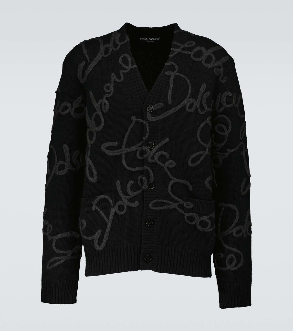 Cardigan DOLCE&GABBANA Homme Alpaga Et Laine - Taille XL, Fermeture Zip, Vintage