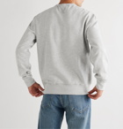 Polo Ralph Lauren - Melangé Fleece-Back Cotton-Blend Jersey Sweatshirt - Gray