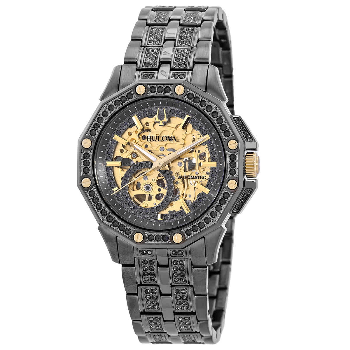 Bulova Automatic Skeleton Gray store Men’s Watch