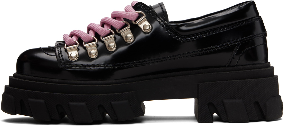 GANNI Black Cleated Derbys