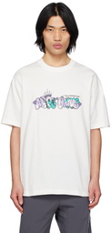 AAPE by A Bathing Ape White Printed T-Shirt