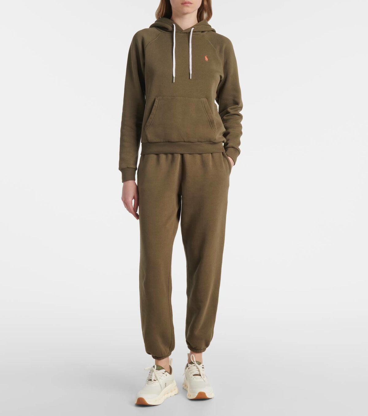 Polo Ralph Lauren Cotton-blend jersey hoodie