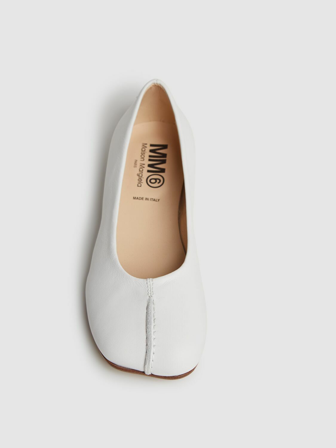 MM6 MAISON MARGIELA Leather Ballerinas MM6 Maison Margiela
