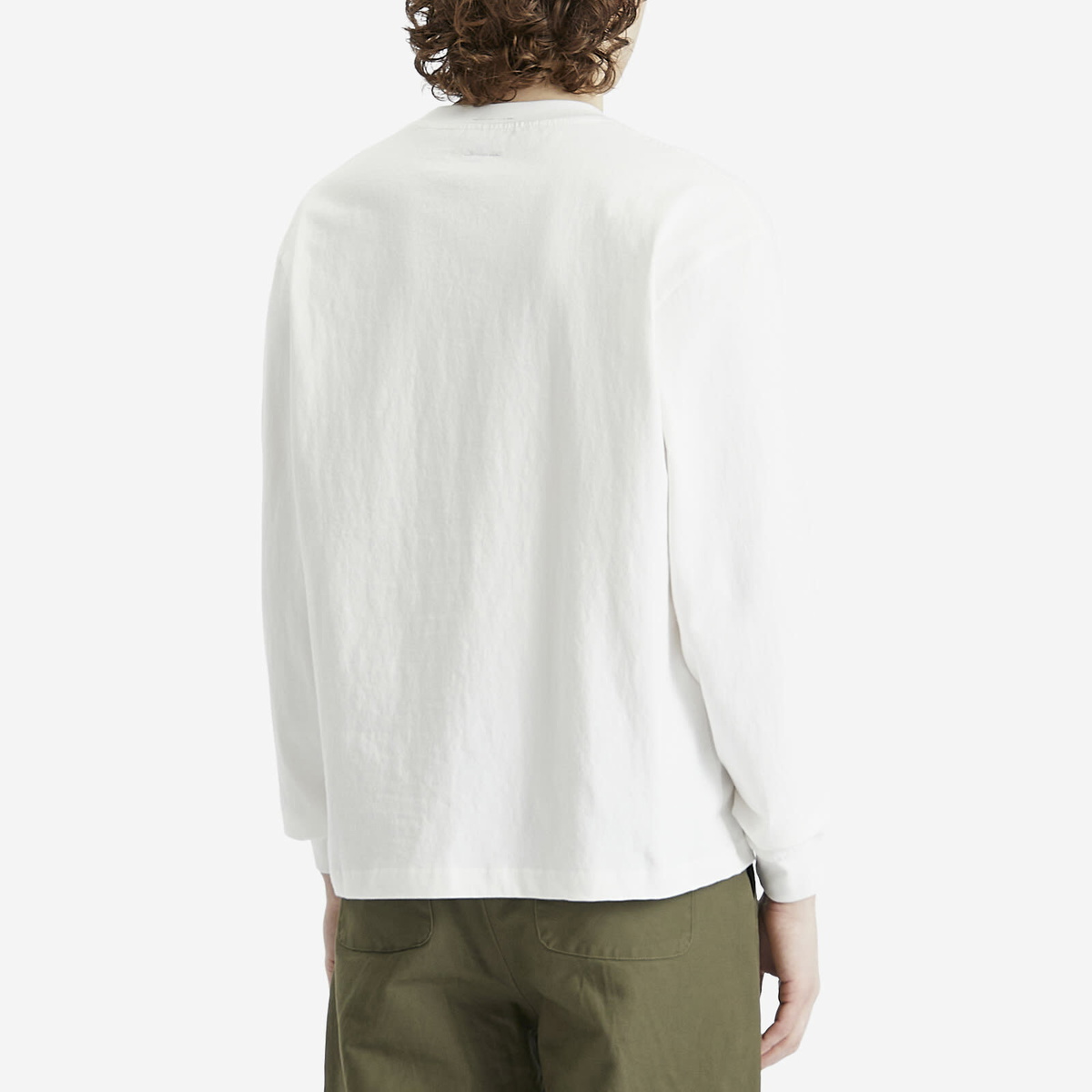 Heresy Men's Tome Longsleeve T-Shirt in Ecru