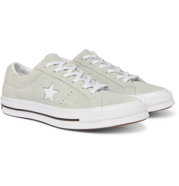 Photo: Converse - One Star Suede Sneakers - Men - Light gray