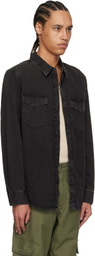 Levi's Black Relaxed Fit Western Denim Overshirt