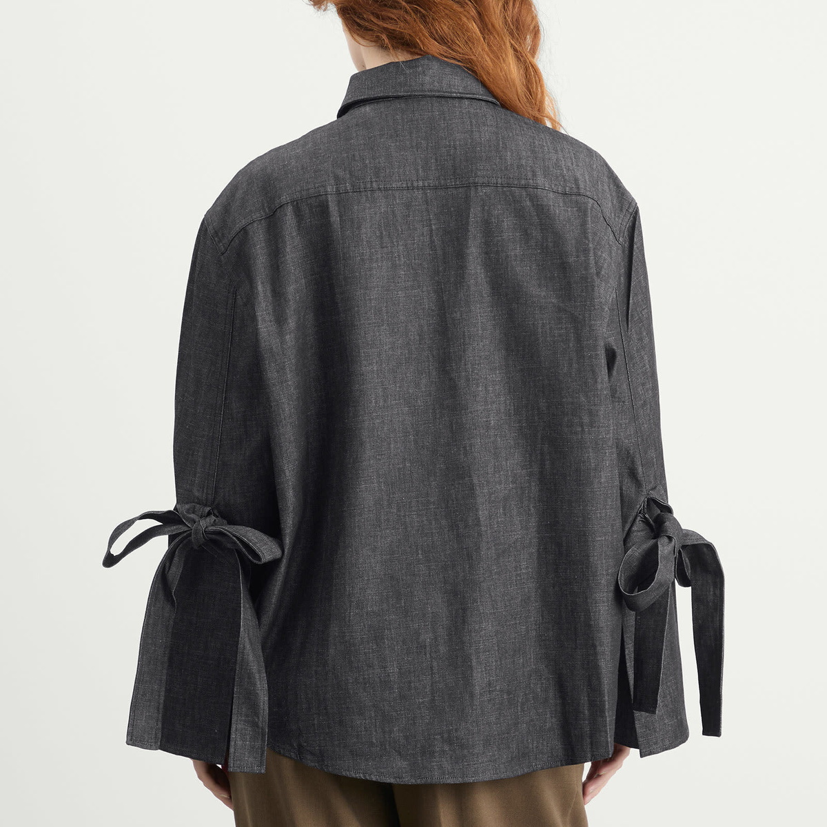 Cecilie Bahnsen Women's Coral Denim Shirt in Indigo