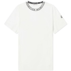 Moncler Men's Collar Logo T-Shirt in White