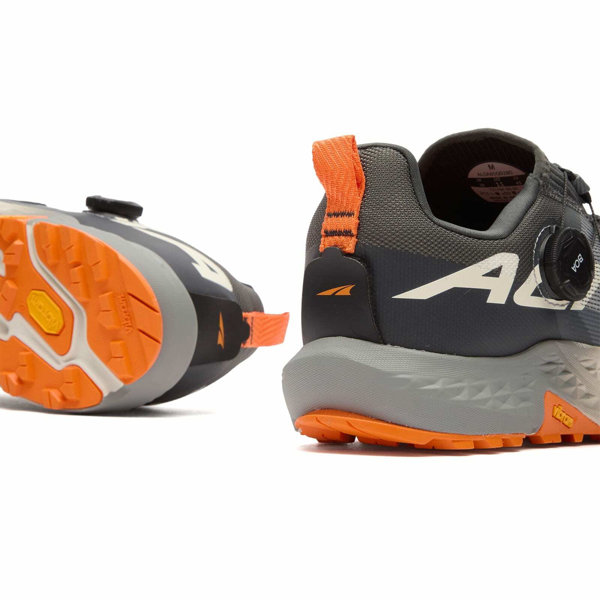 Altra Men's Timp 5 Boa Sneaker in Gray/Orange