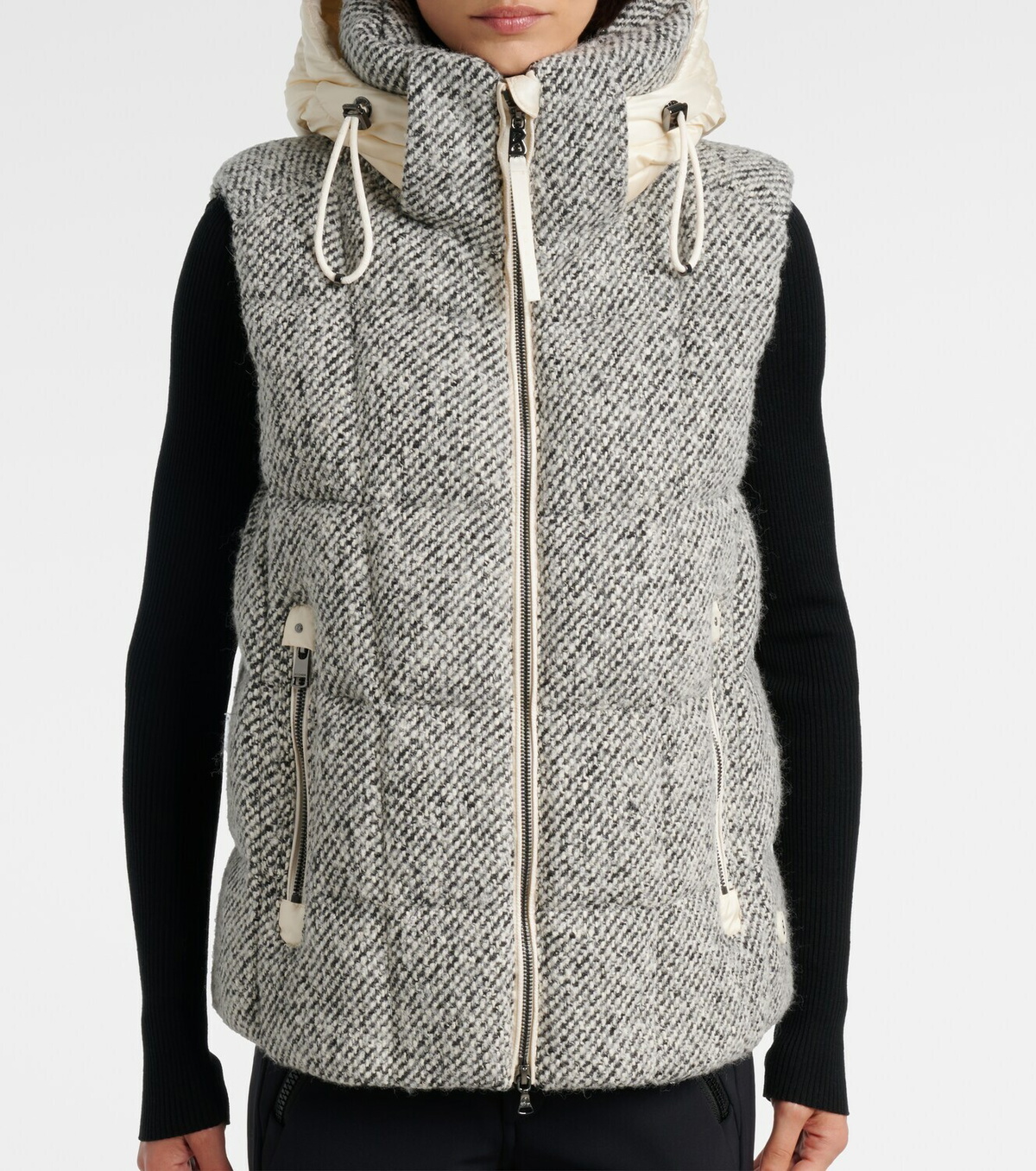 Bogner Falka tweed down vest