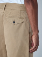 Noah Single-Pleat Shorts