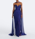 Maria Lucia Hohan Salima silk bustier gown