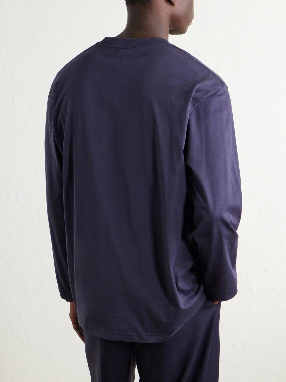 John Elliott - Oversized Cotton-Jersey T-Shirt - Blue