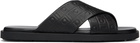Ferragamo Black Ferragamo Monogram Sandals