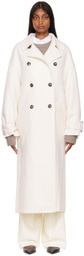 Loulou Studio Off-White Boras Coat