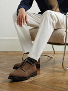 George Cleverley - Archie Waxed-Leather Derby Shoes - Brown