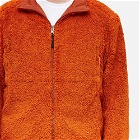 Pop Trading Company Men's Plada Sherpa Fleece Jacket in Cinnamon Stick