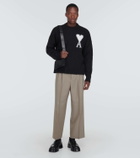 Ami Paris Ami de Cœur alpaca wool-blend sweater