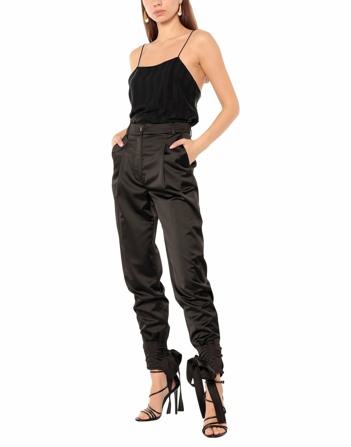 Jijil Womens Pants in Black