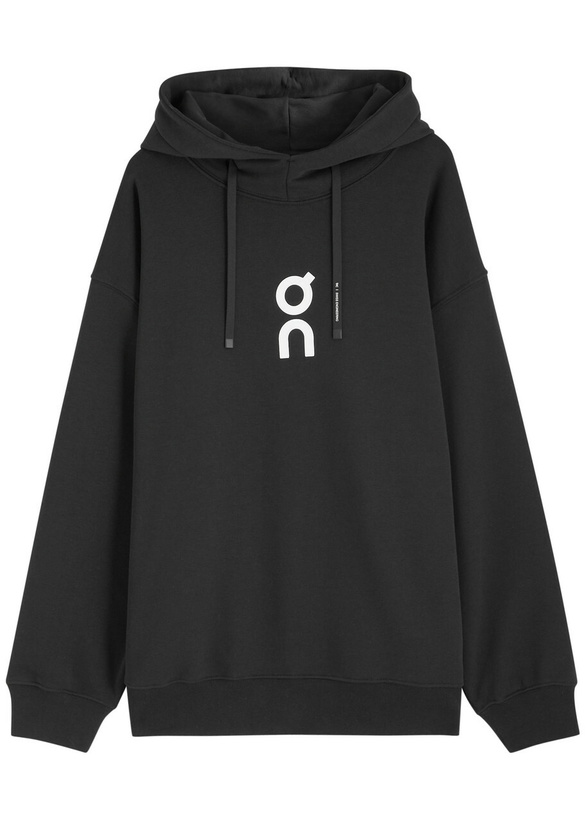 Photo: ON Club Logo Cotton-blend Hooded Sweatshirt Black