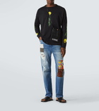 Loewe Paula's Ibiza Flex Anagram leather slides