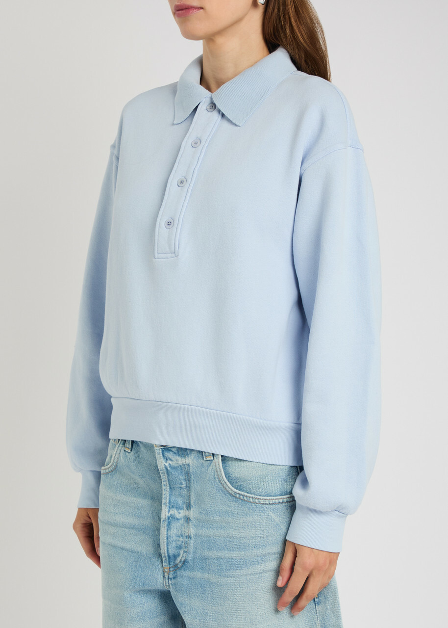 Citizens OF Humanity Remi Cotton-blend Sweatshirt Blue