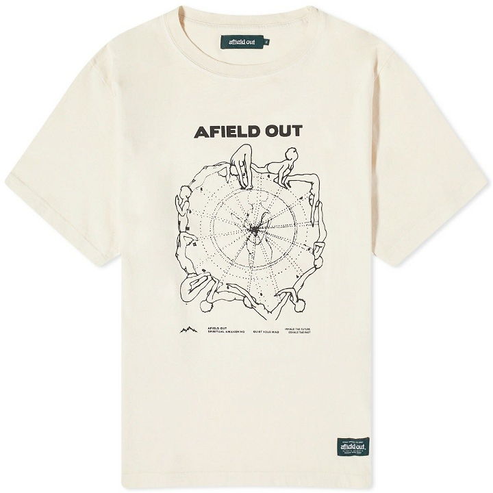 Photo: Afield Out Men's Flow T-Shirt in Bone