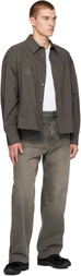 WOOYOUNGMI Gray Chest Pocket Shirt