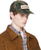 RRL Khaki Logo-Patch Camo Mesh Trucker Cap