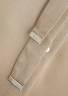 Herno Belted Satin Midi Shirt Dress Cream