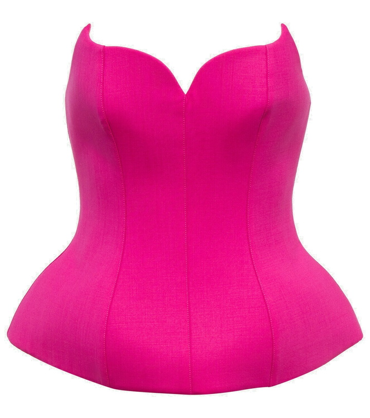 Photo: Giuseppe di Morabito Wool-blend bustier