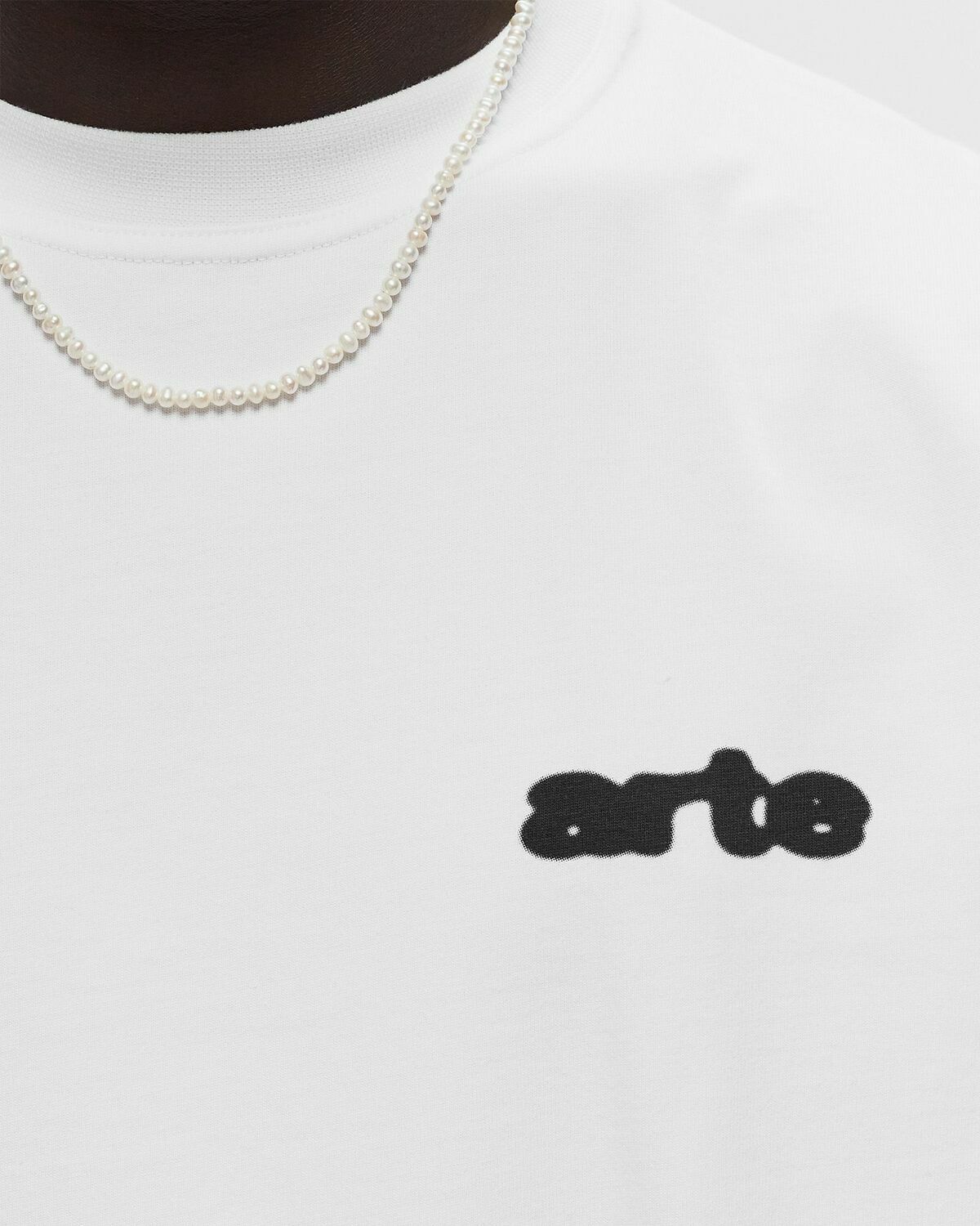 Arte Antwerp Blur Back Flower Tee White Shortsleeves