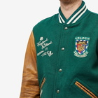 Polo Ralph Lauren Men's Lined Varsity Jacket in Hunt Club Green