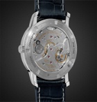 Vacheron Constantin - Traditionnelle Excellence Platine Hand-Wound 38mm Platinum and Alligator Watch, Ref. No. 82172/000P-B527 - White